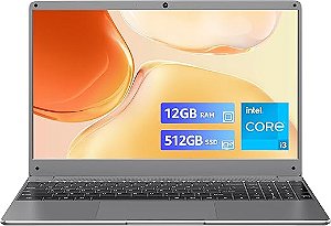 Notebook Bitecool Intel Core i3-5005U 12 GB de RAM SSD de 512 GB IPS FHD WiFi BT5.0 Windows 11 + Office 2021