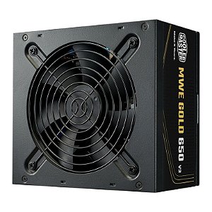 Fonte Cooler Master ATX 3.1 650W MWE Gold 650 V3 PFC Ativo 80 Plus Gold MPE-6502-ACAAG-3BBR