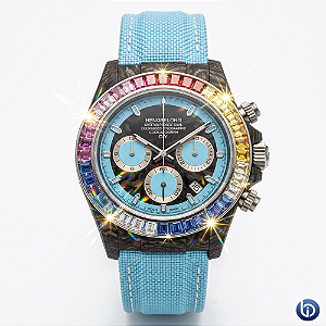 Relógio Homage Design Florianópolis Rainbow Quartzo DiP 2026E