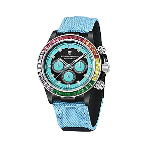 Relógio Pagani Design Daytona Rainbow Mecânico PD-1732C