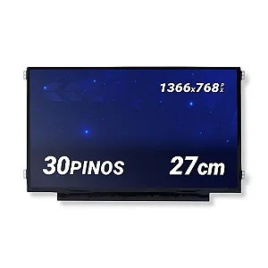 Tela para Notebook 11.6" Polegadas Slim 1366 x 768 (HD) 30 Pinos Direito