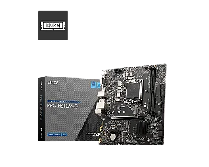 Placa Mae Intel (LGA1700) MSI Pro H610M-G DDR5 M2, VGA HDMI  Displayport