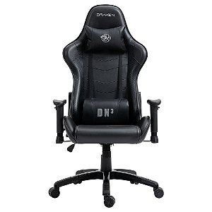 Cadeira Gamer DN3 Giratoria Preto DRAXEN DN003/BK