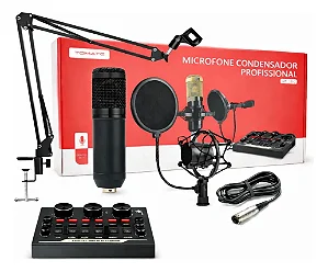 Microfone Condensador USB e Braço articulado mais Mesa Tomate MT-3502