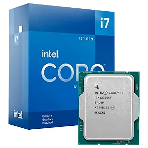 Processador Intel LGA 1700 Core i7-12700KF, 5.0GHz Turbo, Cache 25MB Sem Video e sem Cooler BX8071512700KF
