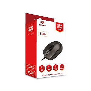 Mouse USB MS-30BK Preto C3Tech