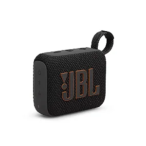 Caixa de som JBL Go4 Mini Preto IPX7, Bluetooth, até 7 hrs de autonomia