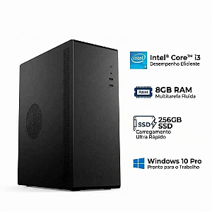 Computador Prosetup CorpOne Intel i3 3ºG 8GB 256GB SSD Win10 Pro  + Brinde
