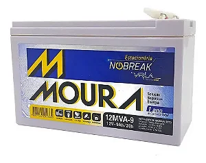 Bateria para Nobreak 12V 9Ah Moura
