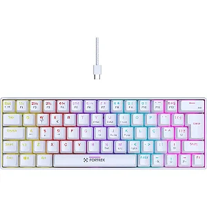 Teclado Gamer Mecânico Fortrek Gravity 65 Compact Switch Outemu Red W