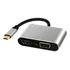 Adaptador Conversor USB-C x VGA HDMI Shinka AT-TPC-HD+VGA