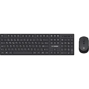 Teclado Sem Fio Office Fortrek CW11 Preto ABNT2 Preto
