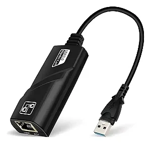 Adaptador USB 3.0 para Rede RJ 45 Femea Gigabit Shinka