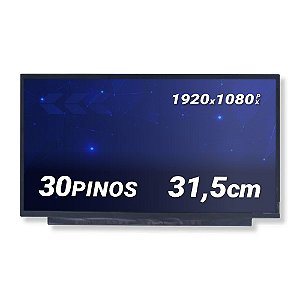Tela para Notebook 14.0 Pol Slim 30 Pinos Direito 1920 x 1080 FHD  Sem abas NT140HAN03.5