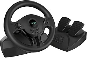 Volante Gamer com Pedal Gw180 Vinik Para Pc / Ps4 / Xbox / Switch