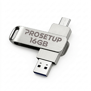 Pen Drive 16Gb Prosetup Datatraveler USB 2.0 + USB-C - GEN 1 - Avanshare
