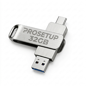 Pen Drive 32Gb Prosetup Datatraveler USB 2.0 + USB-C - GEN 1 - Avanshare