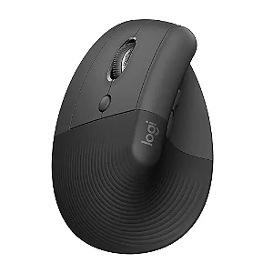 Mouse Sem Fio Logitech Ergonomico Vertical LIFT LEFT Grafite  910-006467