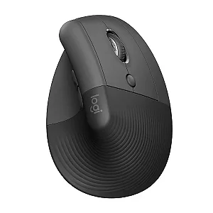 Mouse sem Fio Logitech Ergonomico Vertical LIFT  Grafite 910-006466