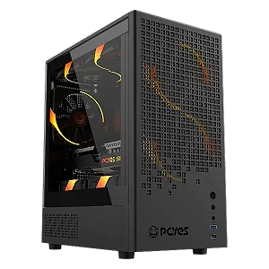 Gabinete Gamer Pcyes Ozara Black Vulcan - Gozrbv