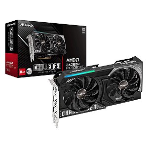Placa de Vídeo Asrock Amd Radeon Rx 9060 Xt Challenger Oc, 16Gb, Gddr6, 128-Bit, 90-Ga5Qzz-00Uanf