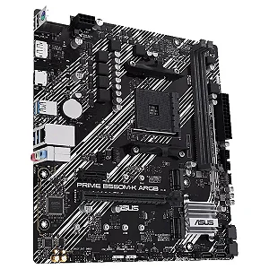 Placa Mae AMD (AM4) Asus Prime A520M-K  DDR4 HDMI