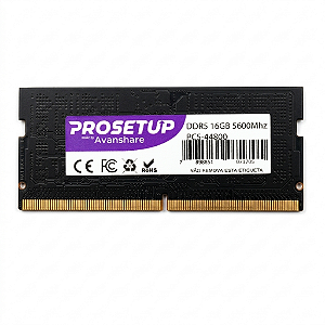 Memoria para Notebook DDR5 16GB 5600Mhz PC5-44800 Prosetup Avanshare