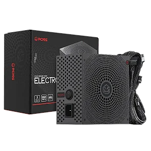 Fonte Gamer Pcyes Electro V2 550W Black Vulcan 80 Plus Bronze - Elecv2Pto550W
