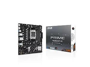 Placa Mae AMD (AM5) Asus Prime A620AM-K, DDR5, M.2, Usb 3.2, Hdmi, Vga