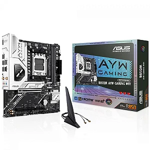 Placa Mae AMD (AM5) Asus B850M AYW Gaming WiFi mATX, DDR5 90MB1LW0-M0EAY0