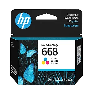 Cartucho de Tinta HP 668 7FP37VL Color Original