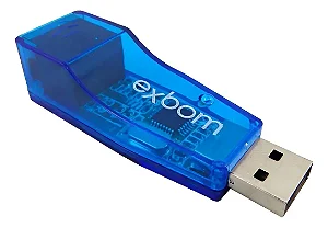 Adaptador USB para Rede RJ 45 Femea Ethernet Base-T 10/100