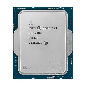 Processador Intel Core i3-12100 LGA1700 12ªG 3.30Ghz (4.30Ghz) 12MB - BX8071512100