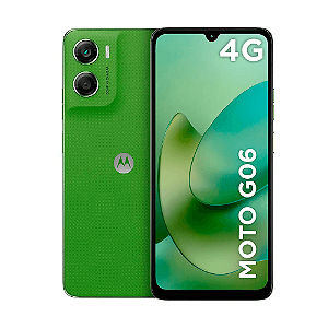 Celular Smartphone Motorola Moto G06 256GB 12GB 4GB RAM + 8GB Ram Boost Verde