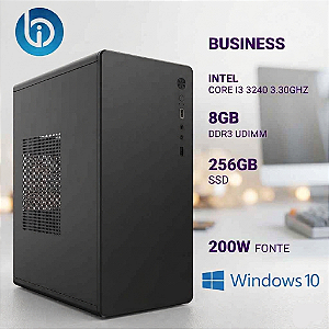 Computador Bi Intel i3 3ºG 8GB 256GB SSD M2 256GB Win10 Pro