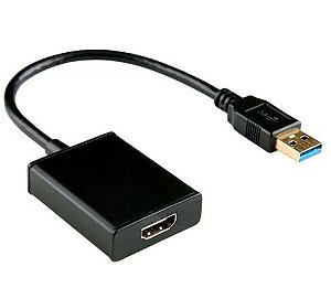 Adaptador Conversor de Video USB 3.0 x HDMI Femea