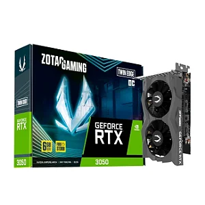 Placa de Vídeo GPU RTX 3050 TWIN EDGE OC 6GB GDDR6 96Bits ZOTAC ZT-A30510H-10A