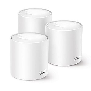 Roteador TP-Link DECO X10 Pack C/3 Wi-Fi 6 AX1500 Gigabit Dual Band