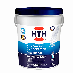 Cloro 10kg Concentrado Tradicional - HTH