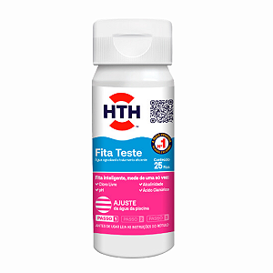 Fita Teste Para Medir Parâmetros da Água da Piscina - HTH