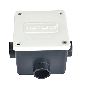 Caixa de Passagem para Piscina com Tampa Plástica Netuno