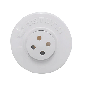 Ralo de Fundo Premium C/Base Branco - NETUNO