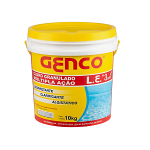 Cloro Genco 10kg Granulado Múlt. Ação 3 em 1