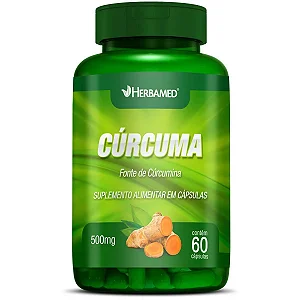 Cúrcuma Açafrão Da Terra Puro Com 60 Caps 500mg Neutro