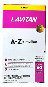 Lavitan Multivitamínico A-Z Mulher 60 Comprimidos CIMED