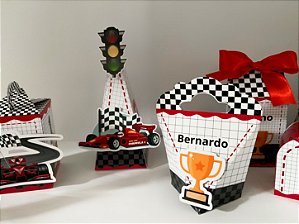 Kit de Caixas Personalizadas FÓRMULA UM (1) para Decoração de Festas/ Lembrancinhas/ festa infantil-....