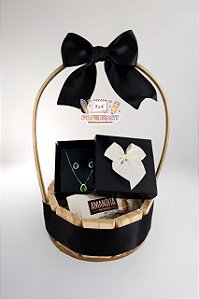 🎀 Cesta Luxo Esmeralda