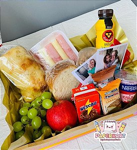 Cesta Surpresa de Café da Manhã Personalizada