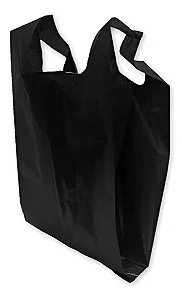 SACOLA PLASTICA RECICLADA PRETA  SEM CHEIRO 30X45