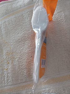 COLHER PARA REFEIÇAO PACOTE COM 50 UNID BRANCA